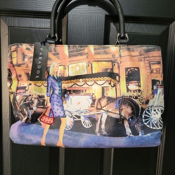 Paradox NWT y2k 90s vintage woman and carriage purse - Picture 1 of 11